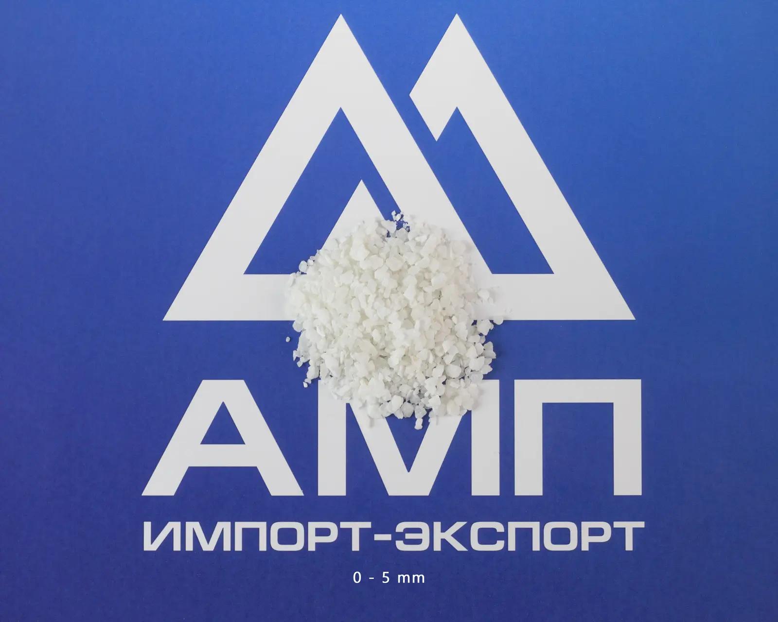 Белая мраморная крошка 0-5 мм в биг-бэге